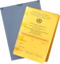 Impfpasshülle Einsteckhülle passend für den "alten" internationalen Impfausweis im Format: 105 x 148 mm - 2er Pack